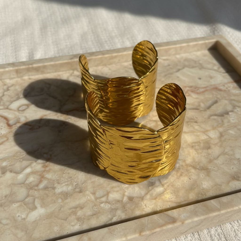 Chunky Pleated Cuff