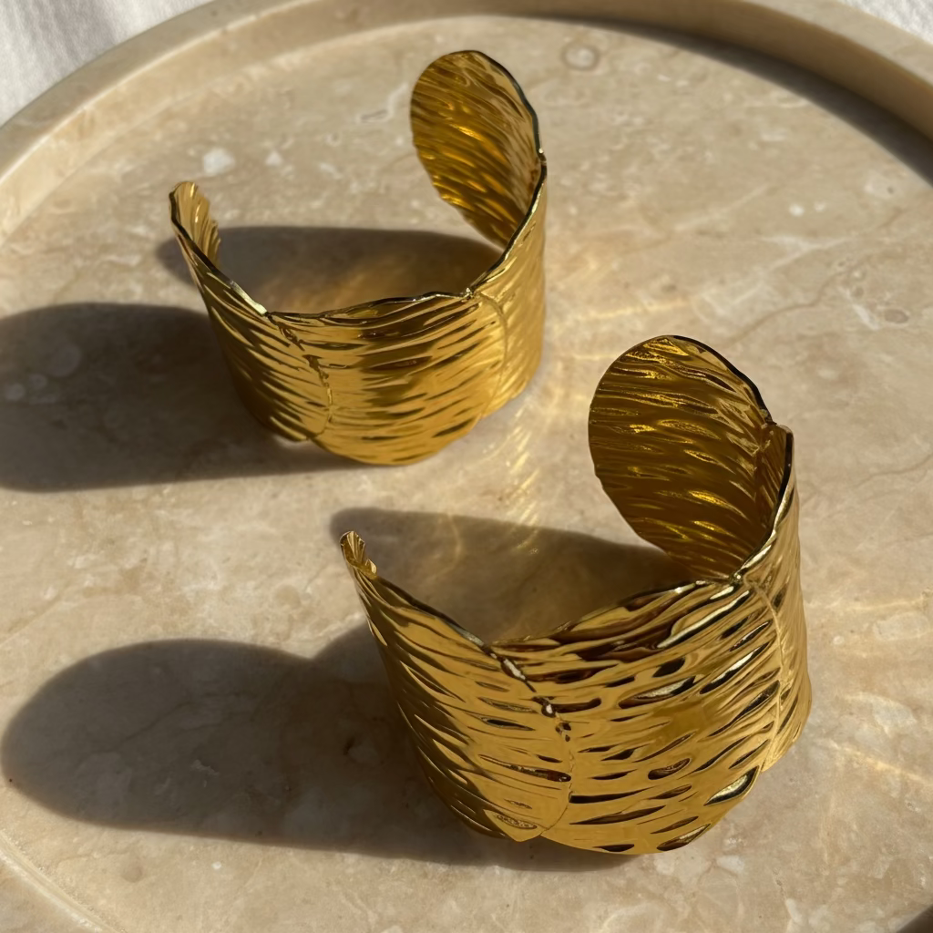 Chunky Pleated Cuff