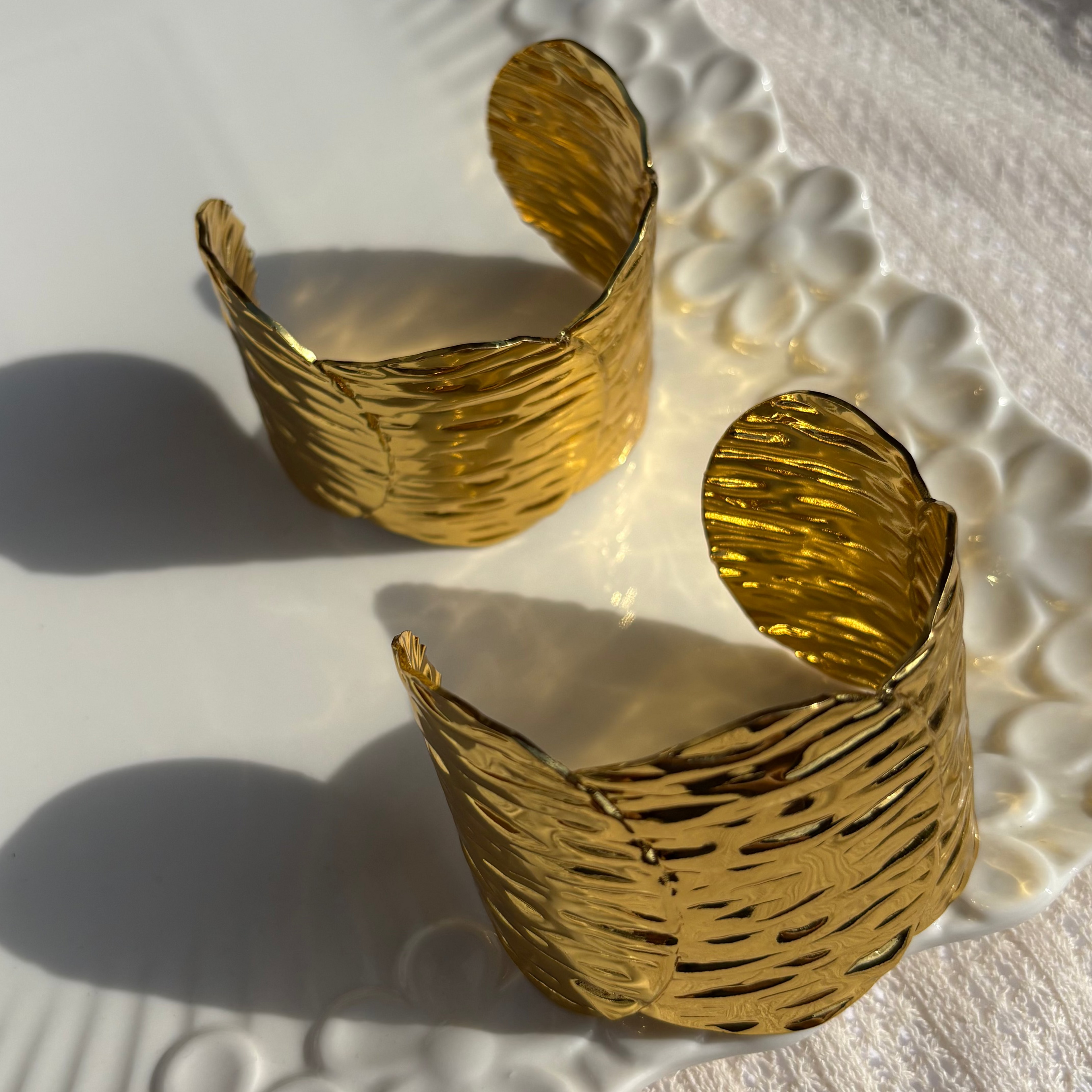 Chunky Pleated Cuff