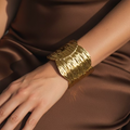 Chunky Pleated Cuff