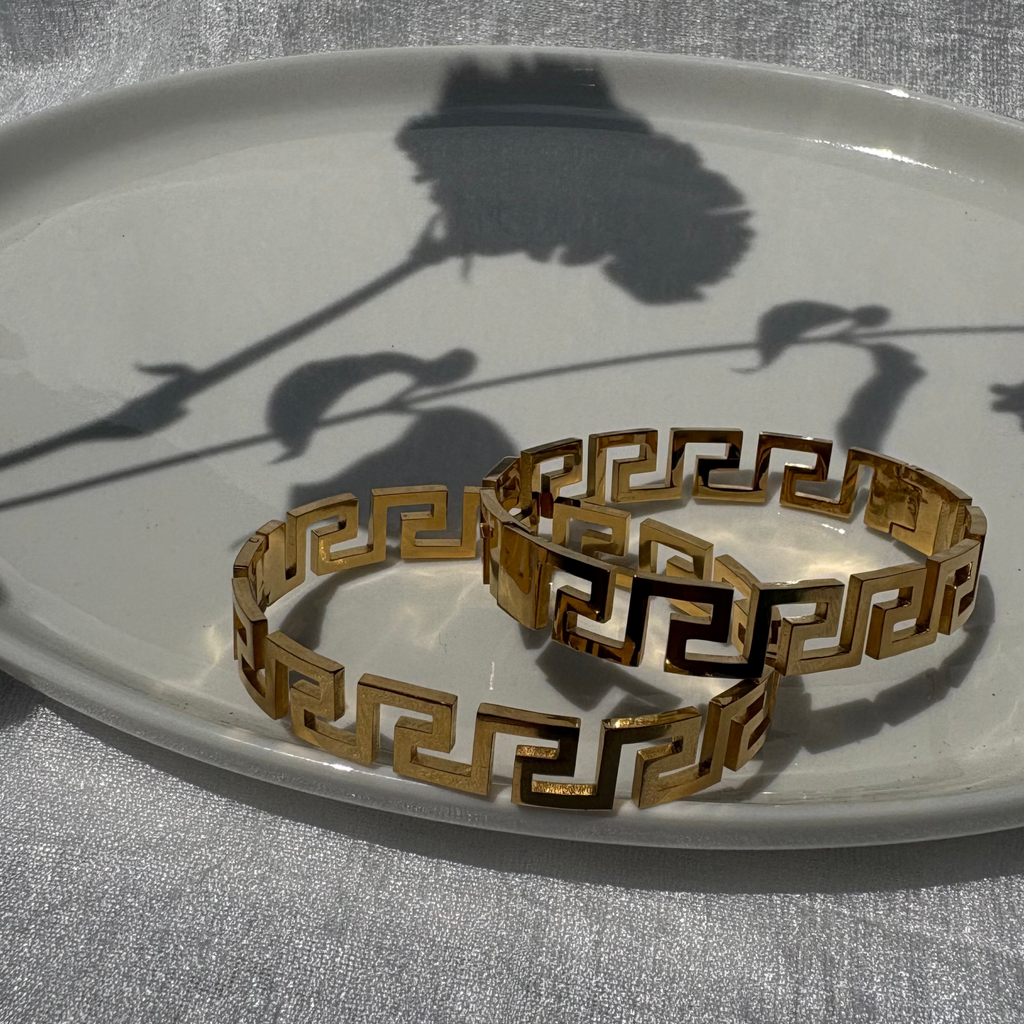 Classic greek key bracelet
