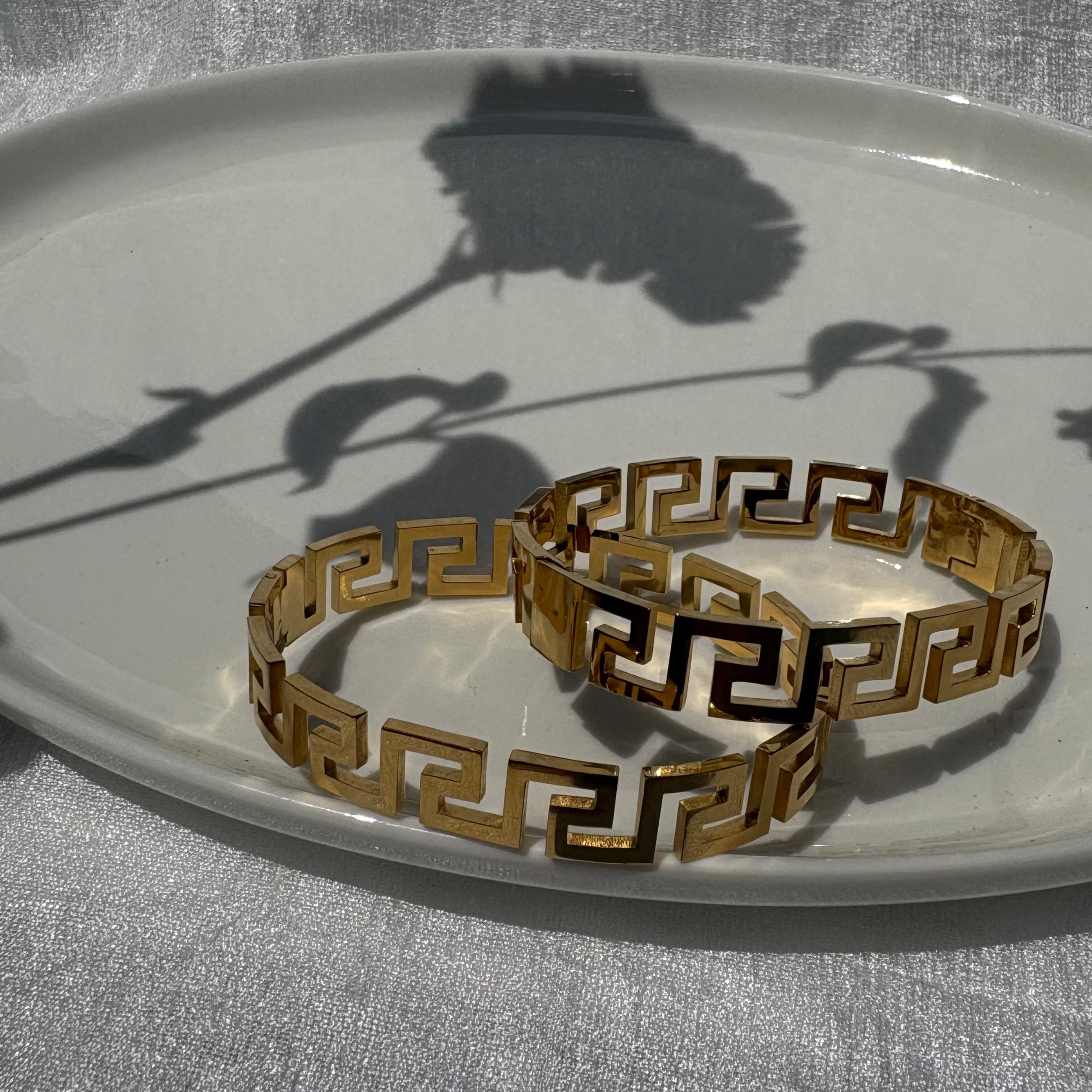 Classic greek key bracelet
