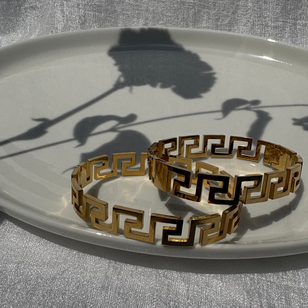 Classic greek key bracelet