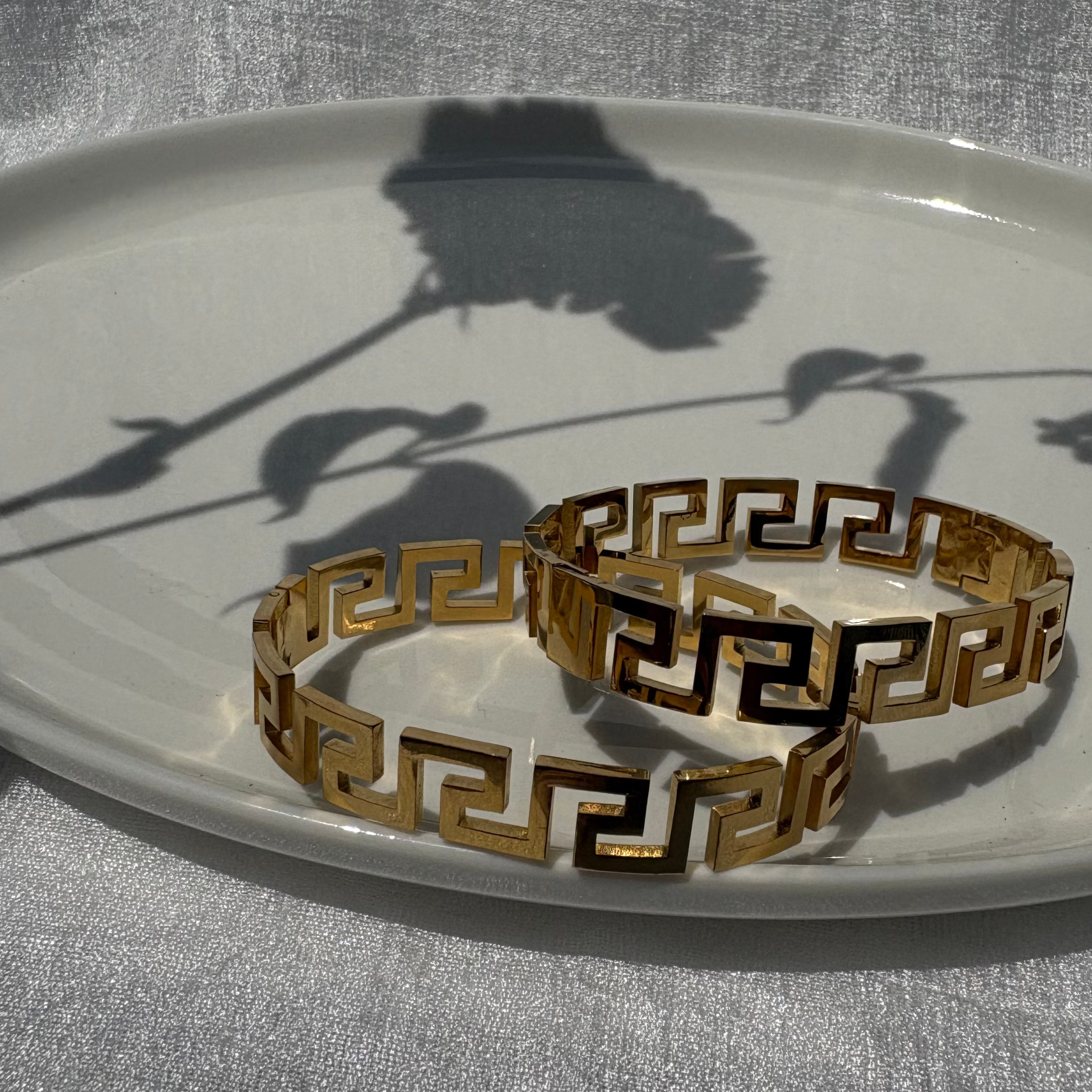 Classic greek key bracelet