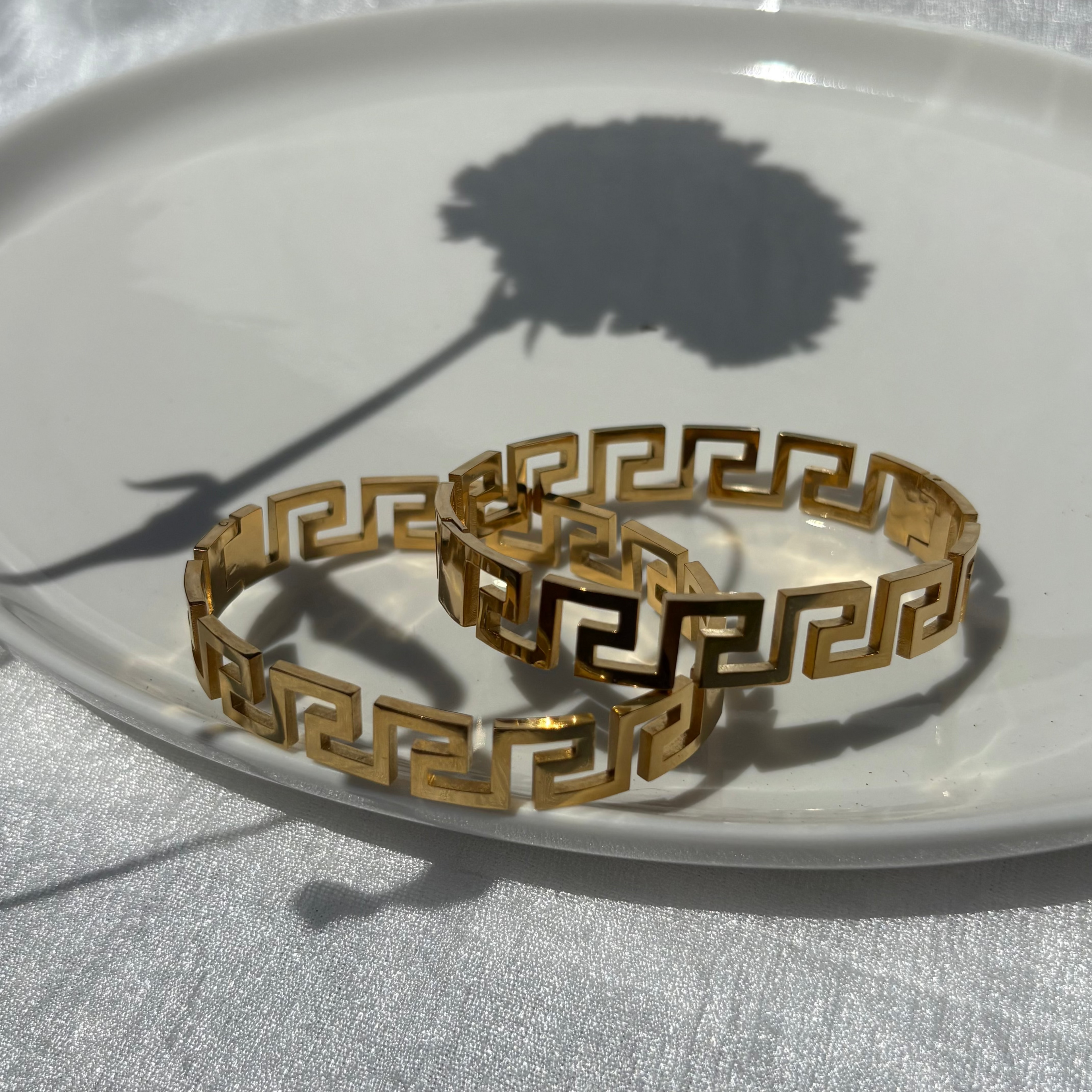 Classic greek key bracelet