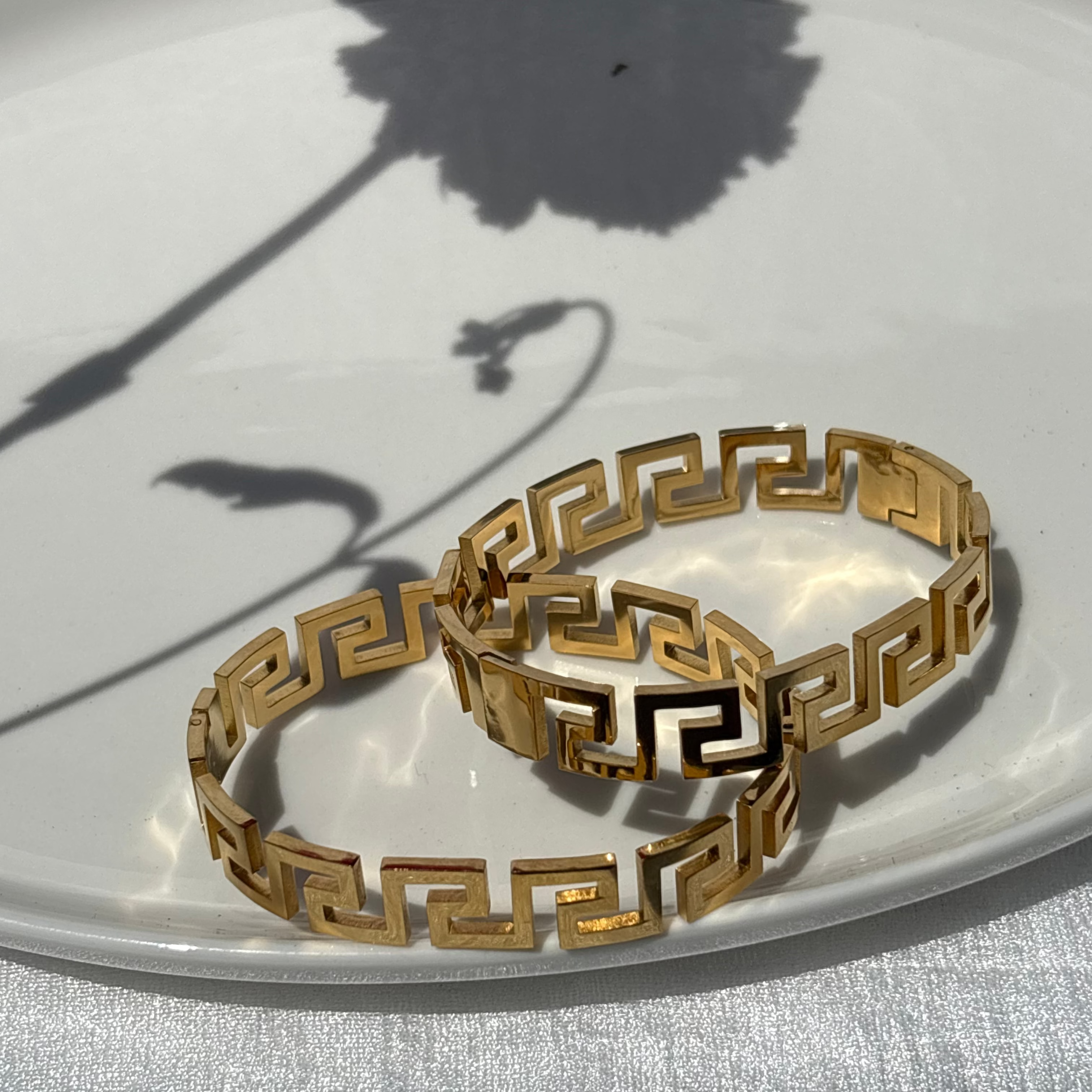Classic greek key bracelet