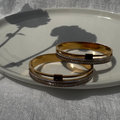 Triple-row split-band bracelet