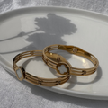 Opaline clover bracelet