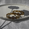 medallion cubic zirconia bracelet