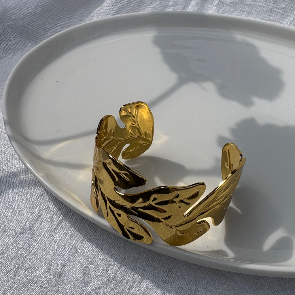 Chunky Botanical Cuff
