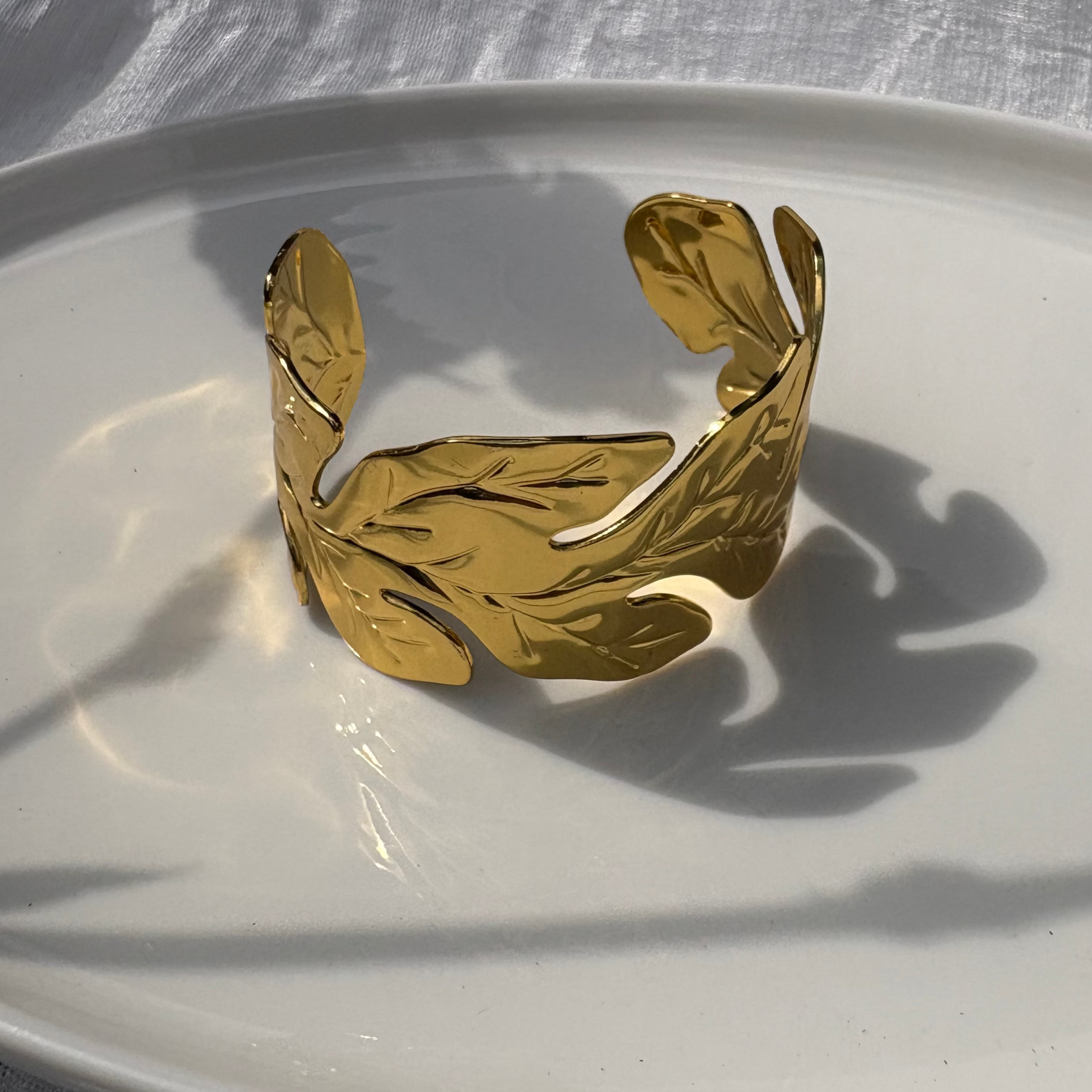 Chunky Botanical Cuff