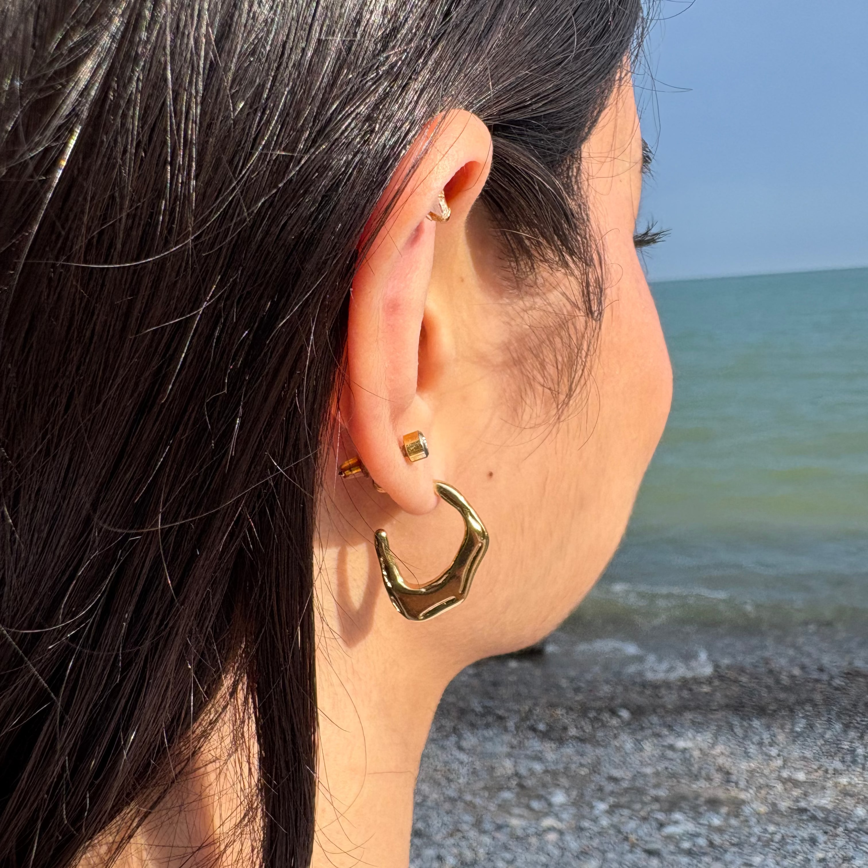 Dune hoops earrings