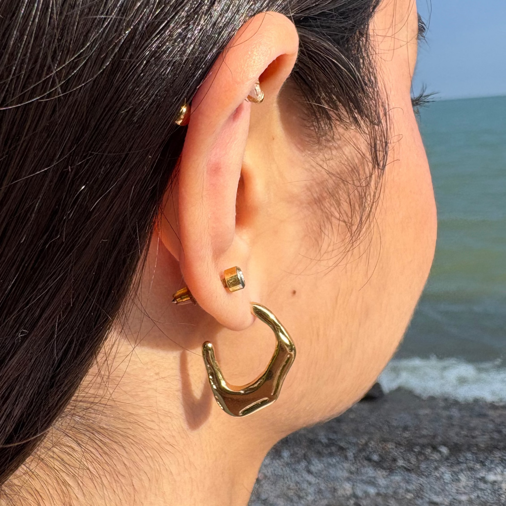 Dune hoops earrings
