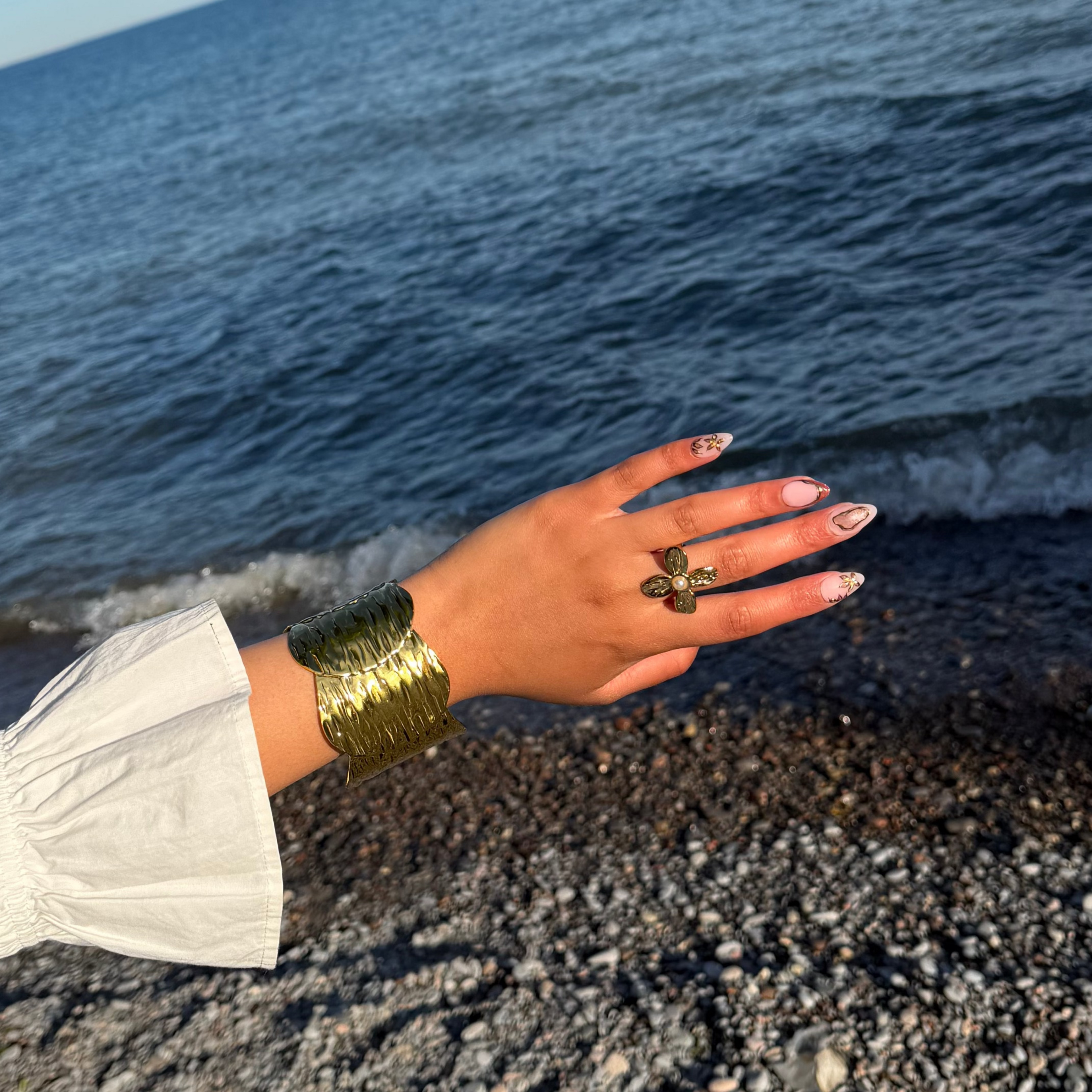 Chunky Pleated Cuff