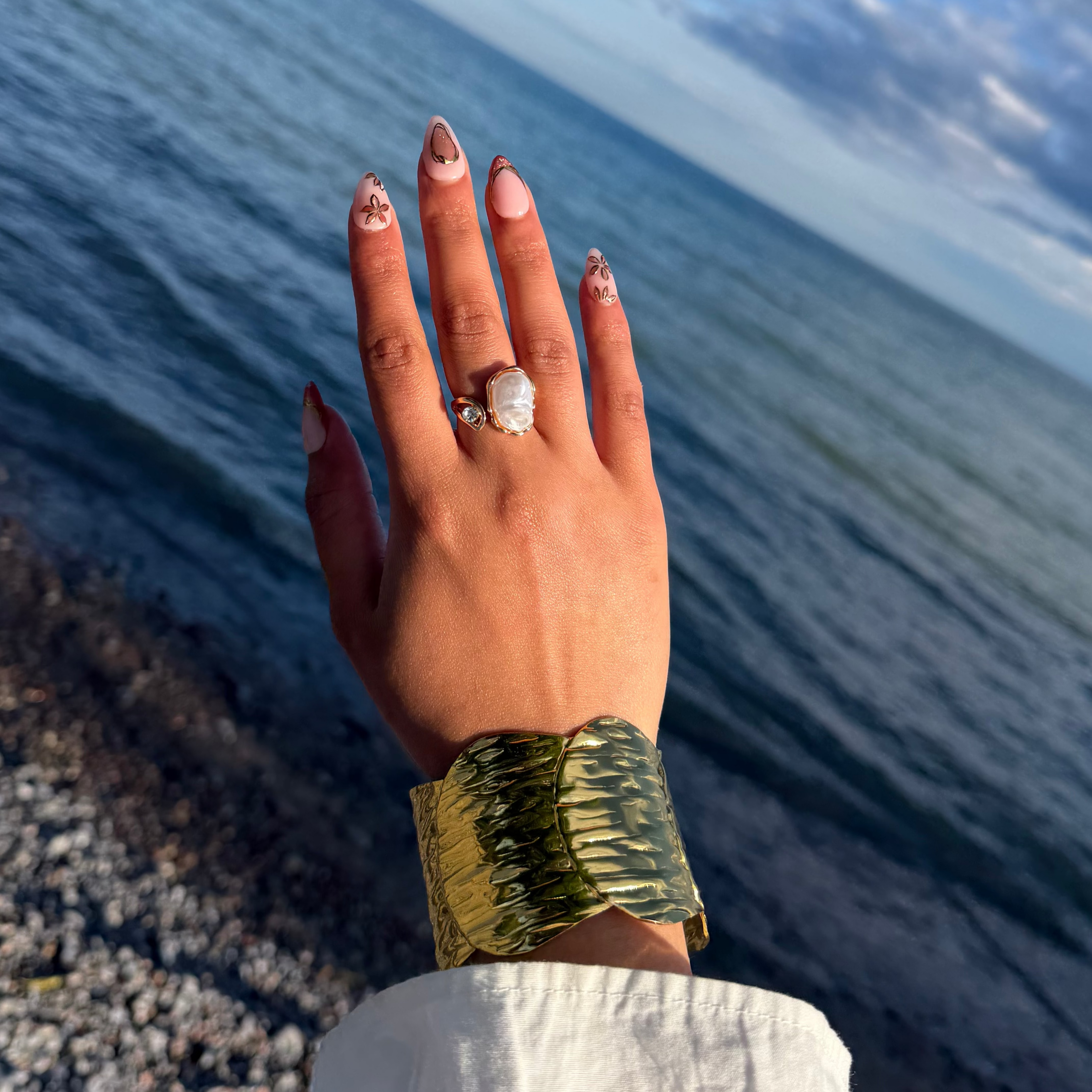 Chunky Pleated Cuff